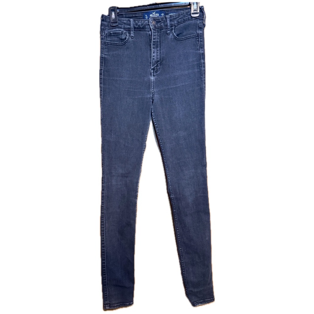Hollister stonewashed black jeans